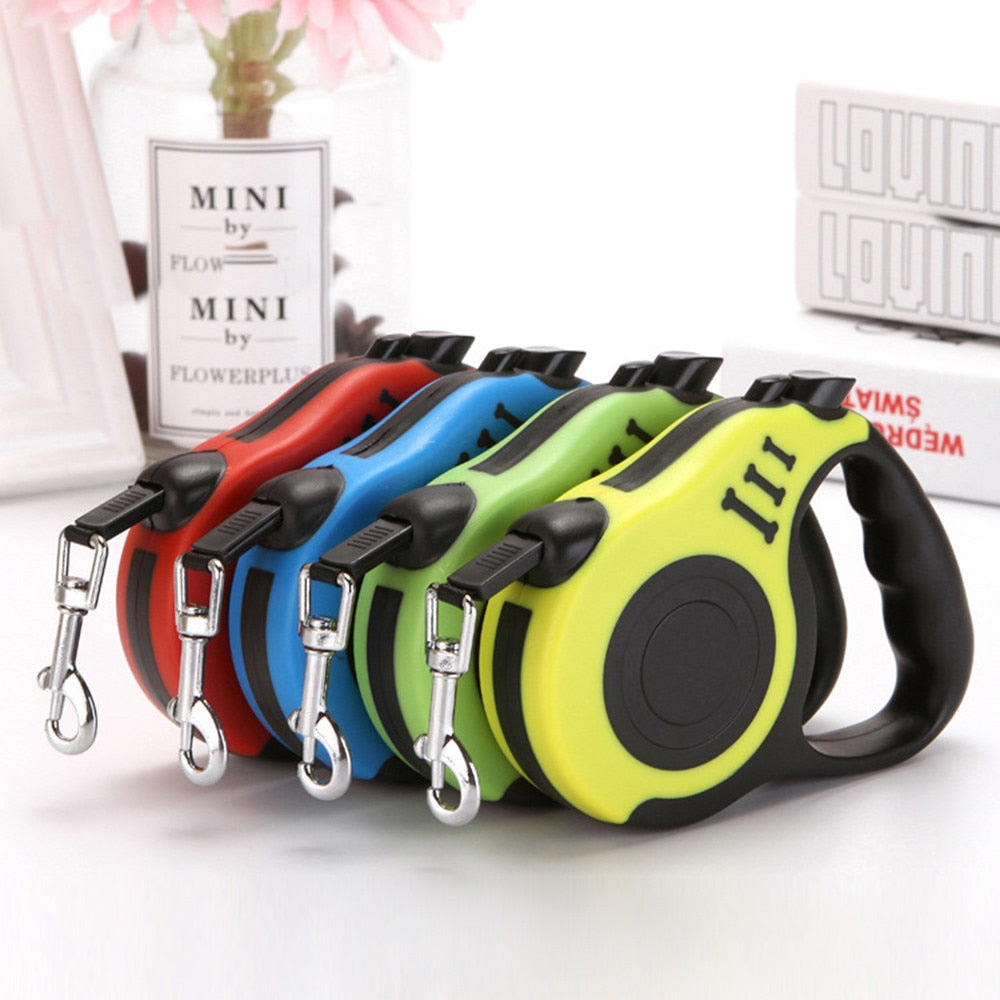 3M/5M Retractable Dog Leash Automatic Flexible Dog Puppy Cat Traction Rope Belt Dog Leash for Small Medium Dogs Pet Products